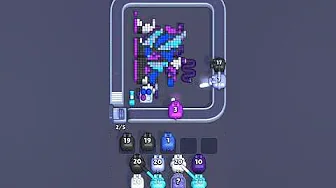 Pixel Flow Level 2004 grid layout and solution screenshot
