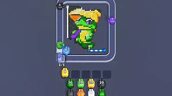 Pixel Flow Level 2014 grid layout and solution screenshot
