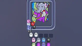 Pixel Flow Level 2025 grid layout and solution screenshot