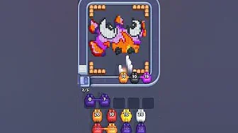 Pixel Flow Level 2028 grid layout and solution screenshot