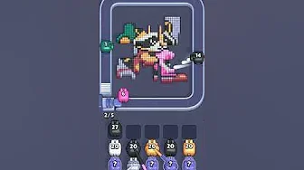Pixel Flow Level 2029 grid layout and solution screenshot