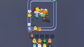 Pixel Flow Level 2032 grid layout and solution screenshot