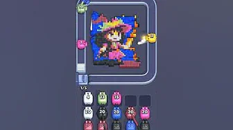 Pixel Flow Level 2034 grid layout and solution screenshot