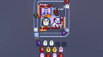 Pixel Flow Level 2035 grid layout and solution screenshot