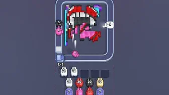 Pixel Flow Level 2041 grid layout and solution screenshot
