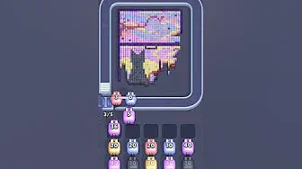 Pixel Flow Level 2047 grid layout and solution screenshot