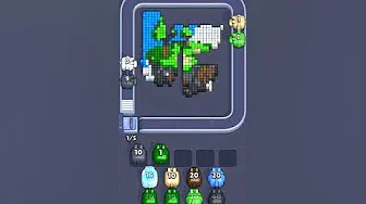 Pixel Flow Level 2052 grid layout and solution screenshot