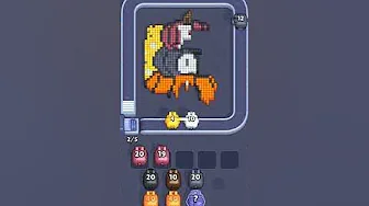 Pixel Flow Level 2056 grid layout and solution screenshot