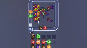 Pixel Flow Level 2063 grid layout and solution screenshot