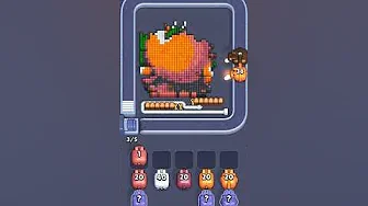 Pixel Flow Level 2064 grid layout and solution screenshot