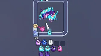 Pixel Flow Level 2065 grid layout and solution screenshot