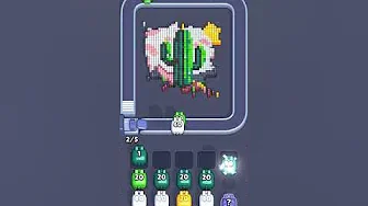 Pixel Flow Level 2070 grid layout and solution screenshot