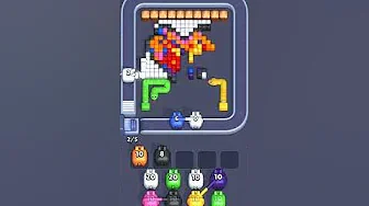Pixel Flow Level 2071 grid layout and solution screenshot