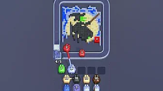 Pixel Flow Level 2087 grid layout and solution screenshot