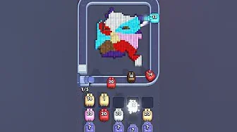 Pixel Flow Level 2090 grid layout and solution screenshot