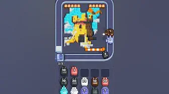 Pixel Flow Level 2092 grid layout and solution screenshot