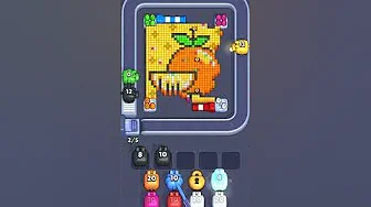 Pixel Flow Level 2094 grid layout and solution screenshot