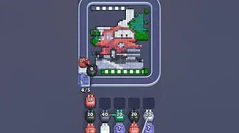 Pixel Flow Level 2101 grid layout and solution screenshot