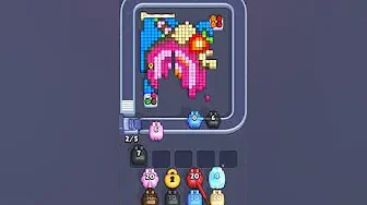Pixel Flow Level 2114 grid layout and solution screenshot