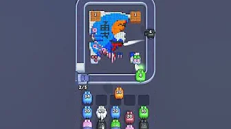 Pixel Flow Level 2115 grid layout and solution screenshot