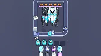 Pixel Flow Level 2121 grid layout and solution screenshot