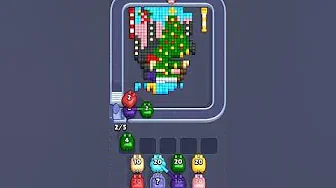 Pixel Flow Level 2122 grid layout and solution screenshot