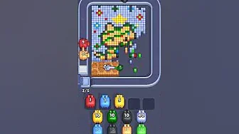 Pixel Flow Level 2125 grid layout and solution screenshot