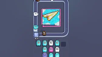 Pixel Flow Level 2133 grid layout and solution screenshot