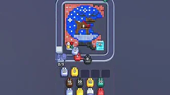 Pixel Flow Level 2141 grid layout and solution screenshot
