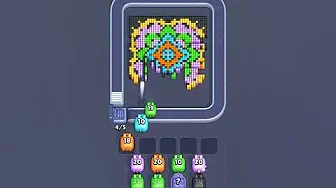 Pixel Flow Level 2143 grid layout and solution screenshot