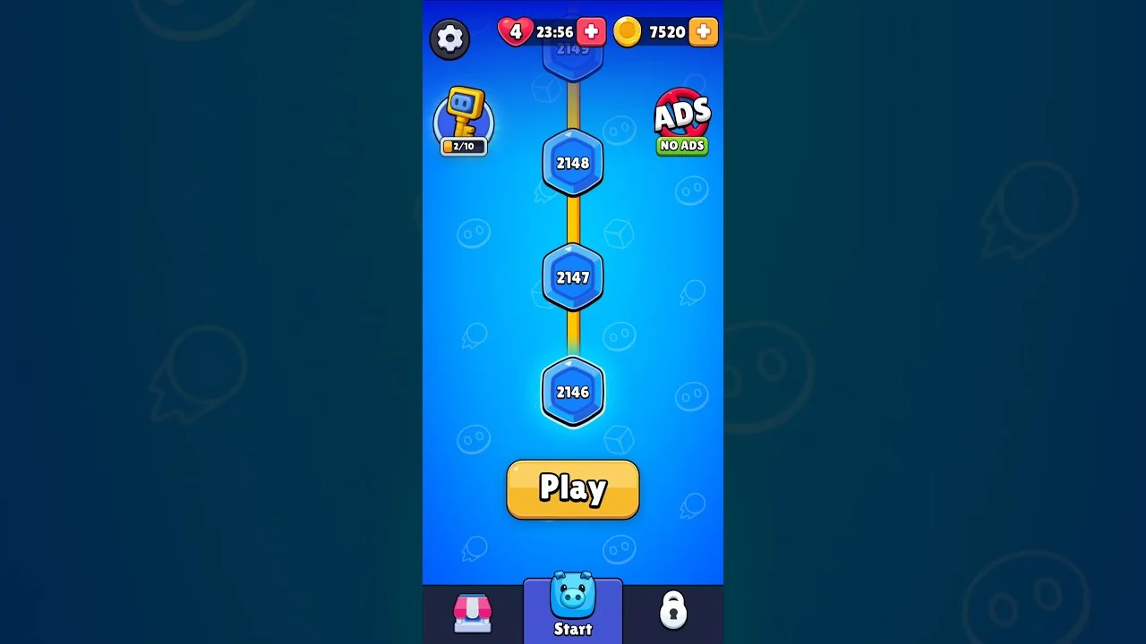 Pixel Flow Level 2146 grid layout and solution screenshot