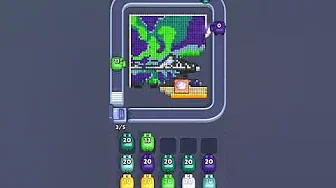Pixel Flow Level 2159 grid layout and solution screenshot