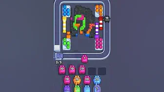 Pixel Flow Level 2162 grid layout and solution screenshot