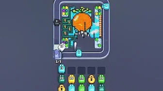 Pixel Flow Level 2169 grid layout and solution screenshot