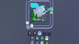 Pixel Flow Level 2170 grid layout and solution screenshot