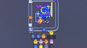 Pixel Flow Level 2185 grid layout and solution screenshot