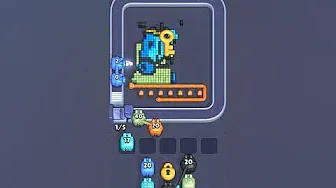 Pixel Flow Level 2186 grid layout and solution screenshot