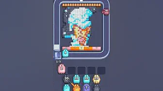 Pixel Flow Level 2191 grid layout and solution screenshot