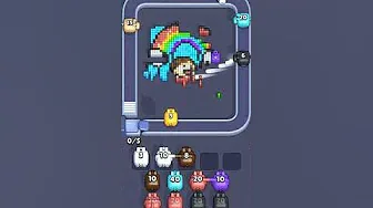 Pixel Flow Level 2192 grid layout and solution screenshot