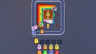 Pixel Flow Level 2193 grid layout and solution screenshot