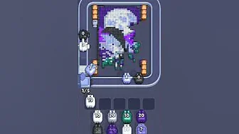 Pixel Flow Level 2195 grid layout and solution screenshot