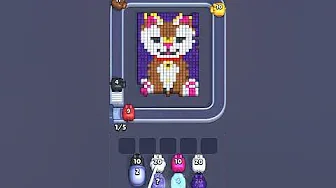Pixel Flow Level 2198 grid layout and solution screenshot