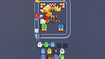 Pixel Flow Level 2201 grid layout and solution screenshot