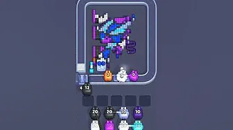 Pixel Flow Level 2202 grid layout and solution screenshot