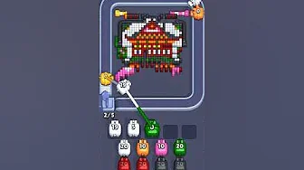 Pixel Flow Level 2203 grid layout and solution screenshot