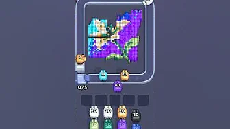 Pixel Flow Level 2206 grid layout and solution screenshot