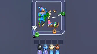 Pixel Flow Level 2207 grid layout and solution screenshot