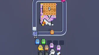 Pixel Flow Level 2220 grid layout and solution screenshot