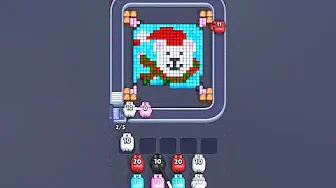 Pixel Flow Level 2228 grid layout and solution screenshot
