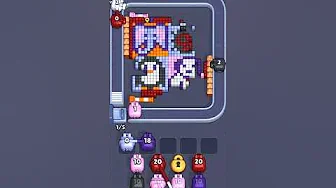 Pixel Flow Level 2233 grid layout and solution screenshot